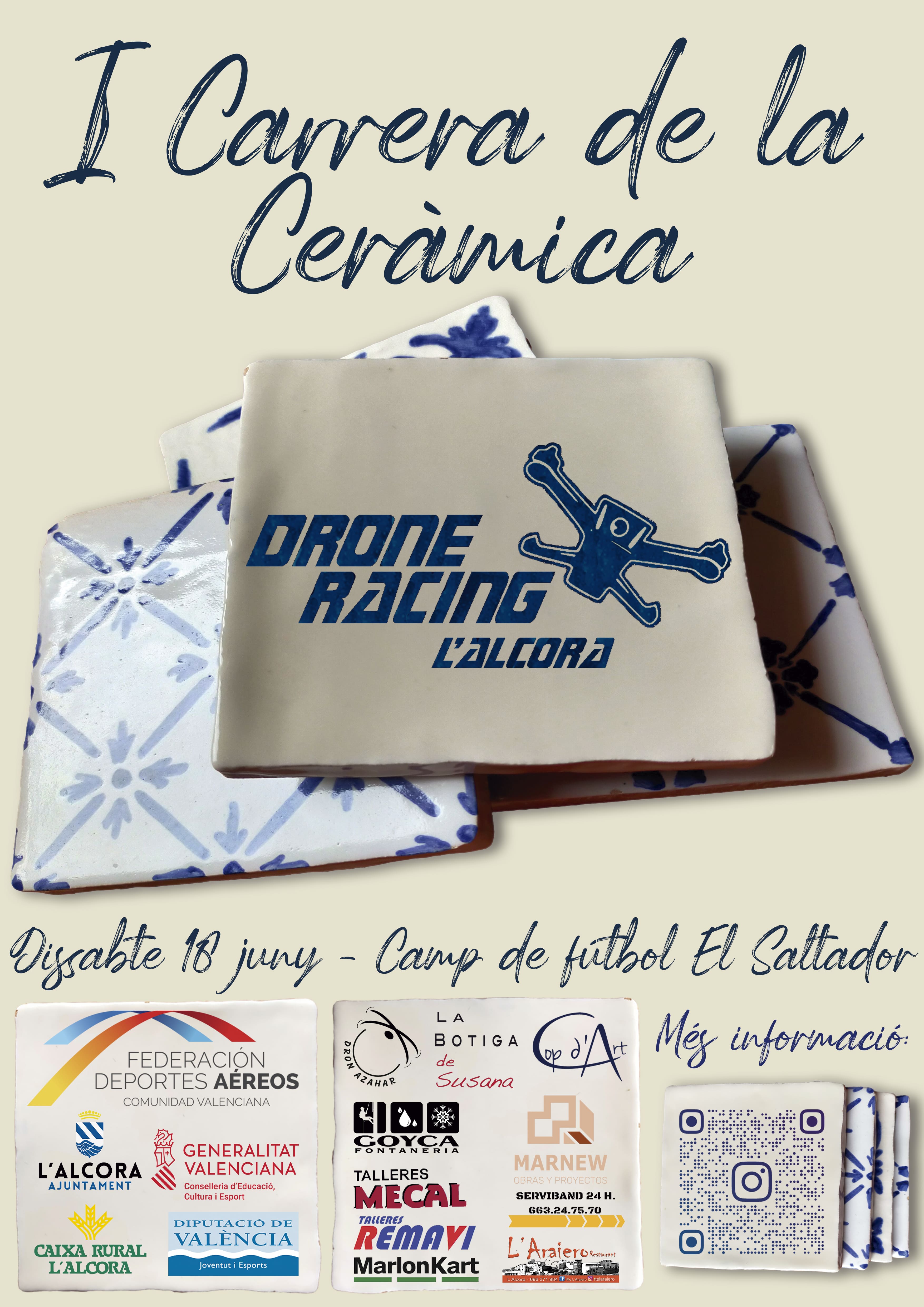 CARTEL I Ceràmica drone Alcora 18 06 22