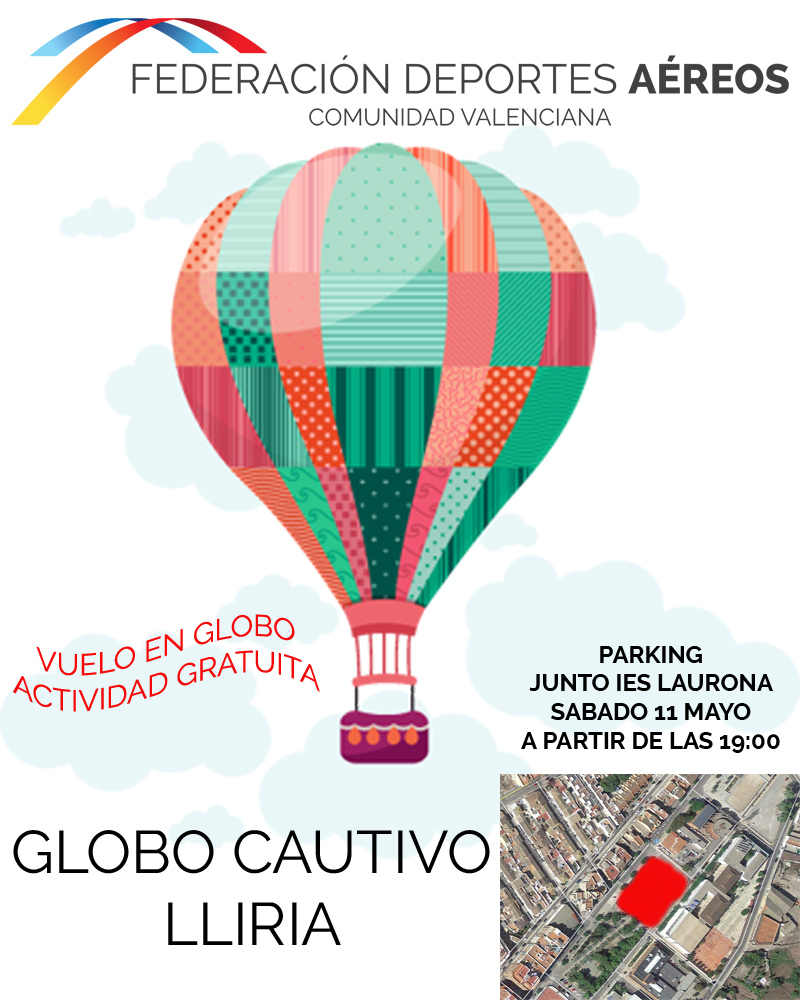 Cartel VUELO CAUTIVO 11 05 2019